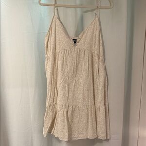 wild fable Cream Spaghetti Strap Sundress